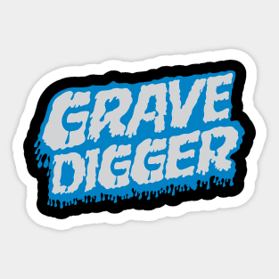 The Blue Digg Sticker